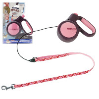 DoggyMan Retractable Lead Trad Style M ДОГГИМЕН ДОГГИЕ ВОЛКЕР поводок рулетка для собак до 20кг, трос 5м, Шоколадный см., M, для собак до 20 кг см., трос 5м см.