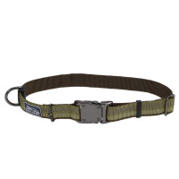 Coastal K9 Explorer Collar КОСТАЛ К9 ЭКСПЛОРЕР световозвращающий ошейник для собак, 2.5х30-46см, Папоротник см., 2,5 x 30-46 см см.