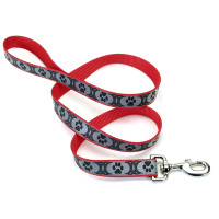 Coastal Lazer Brite Reflective Leash КОСТАЛ ЛАЗЕР БРАЙТ светоотражающий поводок для собак, 1.6смХ1.2м, Красный с кавычками см., 1,6см х 1,2м см.