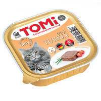 TOMi Turkey ТОМИ ИНДИЧКА консервы для кошек, паштет, 0.1 кг.