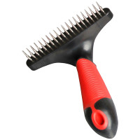 Flamingo Undercoat Rake Single Row Short ФЛАМИНГО ГРАБЛИ ОДНОРОДНЫЕ расческа для собак, короткие зубцы, L см.