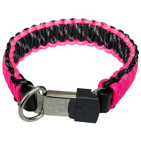 Sprenger Paracord СПРЕНГЕР ПАРАРКОРД розовый светоотражающий ошейник для собак, 55 см см., розовый см.