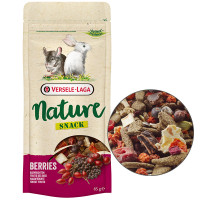 Versele-Laga Nature Snack Berries ВЕРСЕЛЕ-ЛАГА НАТЮР СНЕК ЯГОДИ додатковий корм ласощі для кроликів та гризунів , 0.085 кг.
