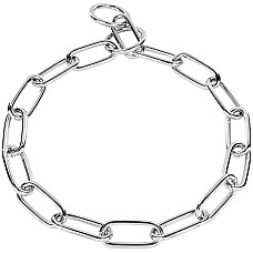 Sprenger Collar Long Link СПРЕНГЕР НАШИЙНИК для собак, довга ланка 4мм, хромована сталь , 4 мм, 69 см см., Хромована сталь см.
