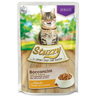 Stuzzy Cat Sterilized Chicken ШТУЗІ СТЕРІЛАЙЗИД КУРКА в соусі консерви для стерилізованих котів, вологий корм, пауч 85г , 0.085 кг.