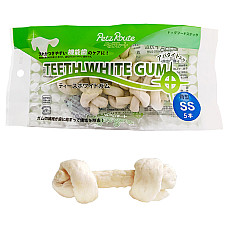 Petz Route Teeth White Gum ПЕТС РУТ КІСТКА ДЛЯ ЧИЩЕННЯ ЗУБІВ жувальні ласощі для собак , SS кг., 5 шт. х 88 г см.