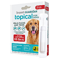 Sergeant's Guardian Dogs СЕРЖАНТС ГАРДИАН капли от блох, клещей, комаров для собак от 30кг, 6мл, 3 шт. в упаковке см., 6 мл, цена за 1 пипетку см.