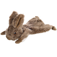 Flamingo Forre Rabbit ФЛАМИНГО КРОЛИК мягкая игрушка с пищалкой для собак , 24(Д) х 16(Ш) х 14(В) см см., Коричневый см.