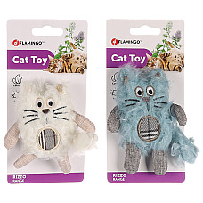 Flamingo Rizzo Cat ФЛАМІНГО РІЦЦО КОТ шурхотлива іграшка з котячою м’ятою для котів , В асортименті см.