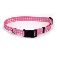 Coastal Pet Attire Styles КОСТАЛ СТАЙЛС нашийник для собак, 2х35-50см , рожева точка см.