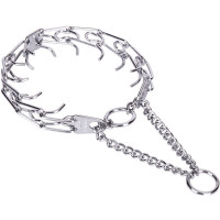 Sprenger Ultra-Plus Training Collar СПРЕНГЕР УЛЬТРА-ПЛЮС ПАРФОРС строгий ошейник-мартингал для собак, нержавеющая сталь, 4 мм, 64 см., нержавеющая сталь.