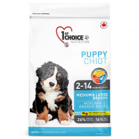 1st Choice Puppy Medium&amp;Large Chicken ФЕСТ ЧОЙС ЩЕНКА СРЕДНИЙ БОЛЬШОЙ КУРКА сухой суперпремиум корм для щенков средних и больших пород , 15 кг., Упаковка см.