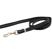 Sprenger Rubberized Leash without Handle СПРЕНГЕР ПРОГУМИРОВАННЫЙ ПОВЕДЕЦ без ручки для собак , Черный см., 1,9х200 см см.
