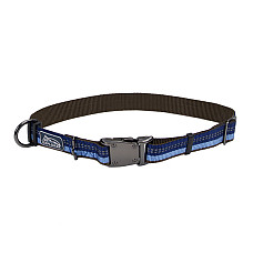 Coastal K9 Explorer Collar КОСТАЛ К9 ЕКСПЛОРЕР світловідбивний нашийник для собак, 2.5х30-46см , Сапфіровий см., 2,5 x 30-46 см см.