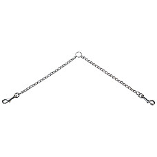 Flamingo Twin Chain ФЛАМІНГО повідець спарка для собак , 2 мм, 30(Д) х 1.2(Ш) см см.
