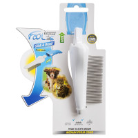 FoOlee Easee Medium Pro38 Comb ФОЛИ ИЗИ МЕДИУМ ПРО38 ГРЕБИНЕЦ для короткой и средней шерсти, сменная насадка, Белый см., густая 38 зубцов см.
