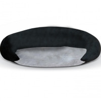 K&amp;H Bolster самосогревающийся лежак для собак, Серый - черный см.