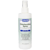 Davis Chlorhexidine Spray ДЕВІС ХЛОРГЕКСИДИН спрей з 4% хлоргексидином для собак і котів із захворюваннями кожи та шерсті , 0.237 л.