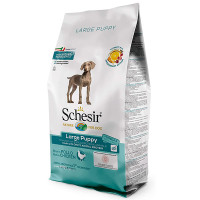 Schesir Dog Large Puppy ШЕЗИР ЩУКА ВЕЛИКИХ КУРКА сухой монопротеиновый корм для щенков больших пород , 12 кг., пакет См.