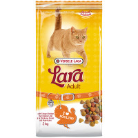 Lara Adult with Turkey &amp; Chicken ЛАРА ИНДИЧКА КУРКА сухой премиум корм для кошек , 2 кг., пакет См.