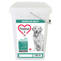 1st Choice Adult Weight Control Medium and Large ФЕСТ ЧОЙС СЕРЕДНІ ВЕЛИКІ КОНТРОЛЬ ВАГИ сухий дієтичний корм для собак середніх та великих порід , 4 кг., На вагу см.