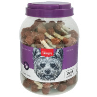 Wanpy Duck Jerky Dumbbells ВАНПИ КОСТЬ-ГАНТЕЛЬ С ВЯЛЕНОЙ УТОЙ лакомство для собак , 1.2 кг.