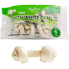Petz Route Teeth White Gum ПЕТС РУТ КІСТКА ДЛЯ ЧИЩЕННЯ ЗУБІВ жувальні ласощі для собак , S см., 3 шт. х 95 г см.