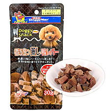 DoggyMan Steamed Duck Liver Bits ДОГГІМЕН КАЧИНА ПЕЧІНКА НА ПАРУ ласощі для собак , 0.03 кг.