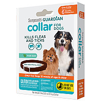 Sergeant’s Guardian Flea&Tick Dog Collar ГАРДІАН НАШИЙНИК від бліх і кліщів для собак , Довжина 60 см см., Коричневий см.