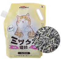 CattyMan Mixed Cat Litter КЕТТИМЕН МИКС ТОФА БЕНТОНИТ АКТИВОВАННЫЙ УГЛЬ комбинированный наполнитель для кошачьего туалета, 2.5 кг.
