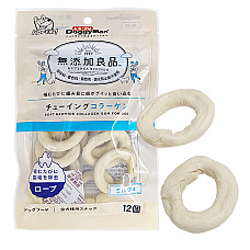 DoggyMan Collagen Gum Doughnut ДОГГИМЕННОЕ КОЛЬЦО С КОЛАГЕНОМ жевательное лакомство для собак , 0.09 кг., 12 шт. в упаковке см.