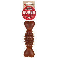 Flamingo Rubba Bone ФЛАМІНГО КІСТКА ГУМОВА З ШИПАМИ іграшка для собак , L см., 20(Д) х 6(Ш) х 6(В) см см., Коричневий см.