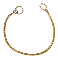 Ring5 ExtraFine Gold РІНГ5 ЕКСТРАКЛАС плетений нашийник-ланцюжок для собак , 20 см см., Золотий см.