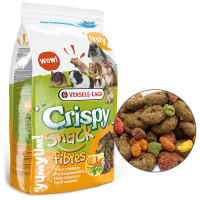 Versele-Laga Crispy Snack Fibres ВЕРСЕЛЕ-ЛАГА КРІСПІ СНЕК ФІБРЕС додатковий корм ласощі для гризунів , 0.65 кг.