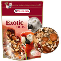 Versele-Laga Prestige Premium Parrots Exotic Nuts Mix ВЕРСЕЛЕ-ЛАГА ПРЕСТИЖ ПРЕМИУМ ЭКЗОТИЧЕСКИЕ ОРЕХИ дополнительный корм для крупных попугаев 0.75 кг.