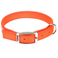 Coastal for Hunting Dogs Double-Ply Reflective Collar КОСТАЛ ДАБЛ-ПЛАЙ подвійний світловідбивний нашийник для собак , Помаранчевий см., 2,5х66 см см.