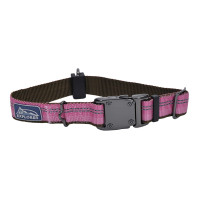 Coastal K9 Explorer Collar КОСТАЛ К9 ЭКСПЛОРЕР световозвращающий ошейник для собак, 2.5х30-46см, Розовый см., 2,5 x 30-46 см см.