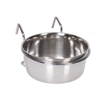 Flamingo Feeder With Hook ФЛАМІНГО ГОДІВНИЦЯ НАВІСНА з гачками для хом’яків, морських свинок, щурів, папуг , d = 10 см см., 0.29 л.