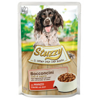 Stuzzy Dog Beef ШТУЗІ ЯЛОВИЧИНА в соусі консерви для собак, вологий корм, пауч 100г , 0.1 кг.