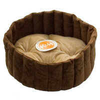 K&amp;H Lazy Cup мягкое место для собак и кошек, Желто-коричневый - кофейный см., S см.