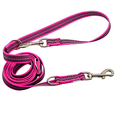 Sprenger Rubberized Leash СПРЕНГЕР ПРОГУМОВАНИЙ ПОВІДЕЦЬ ПЕРЕСТІБКА для собак , Рожевий см., 1,9х230 см см.