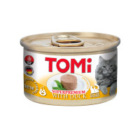 TOMi Duck ТОМИ УКА мусс консервы для кошек банка 85г 0.085 кг.