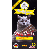 TOMi Delicious Mini Sticks Cheese ТОМІ ДІЛІШЕС СИР ласощі для котів , 0.04 кг.