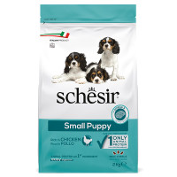 Schesir Dog Small Puppy ШЕЗИР ЩЕТА МАЛЫХ КУРКА сухой монопротеиновый корм для щенков мини и малых пород, 2 кг.