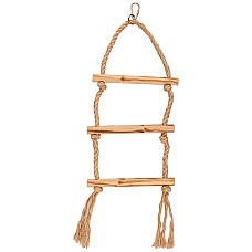 Flamingo Parakeet Toy Rope Swing ФЛАМІНГО МОТУЗЯНА ГОЙДАЛКА іграшка для папуг , 40х12,5 см см.