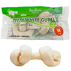 Petz Route Teeth White Gum ПЕТС РУТ КІСТКА ДЛЯ ЧИЩЕННЯ ЗУБІВ жувальні ласощі для собак , M см., 1 шт. х 114 г см.