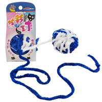 CattyMan Caddice Ball Long Tail КЕТТИМЕН КЕДДИС МЯЧ ДЛИННЫЙ ХВОСТ игрушка для кошек , Cиний см.