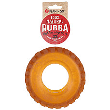 Flamingo Rubba Tire ФЛАМІНГО ШИНА ГУМОВА іграшка для собак , 15(Д) х 15(Ш) х 5(В) см см., Коричневий см.