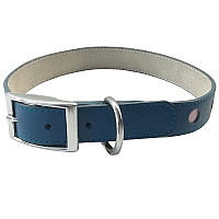 Coastal TOO! Cut Out Dots КОСТАЛ шкіряний нашийник для собак , Cиній см., 2,5 х 55 см см.