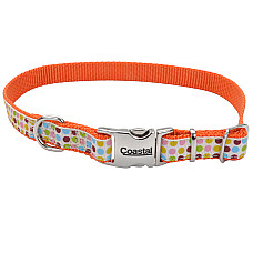 Coastal Pet Attire Ribbon КОСТАЛ РІББОН нашийник для собак, 2.5х46-66см , Крапка см., 2,5 х 46-66 см см.